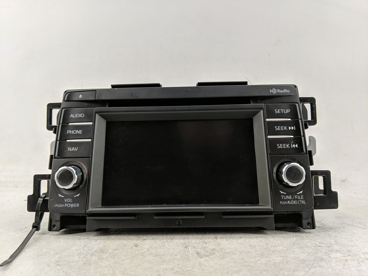 2014 Mazda 6 Radio AM FM Cd Player Receiver Replacement P/N:GJS2 66 DV0B Fits OEM Used Auto Parts - Oemusedautoparts1.com