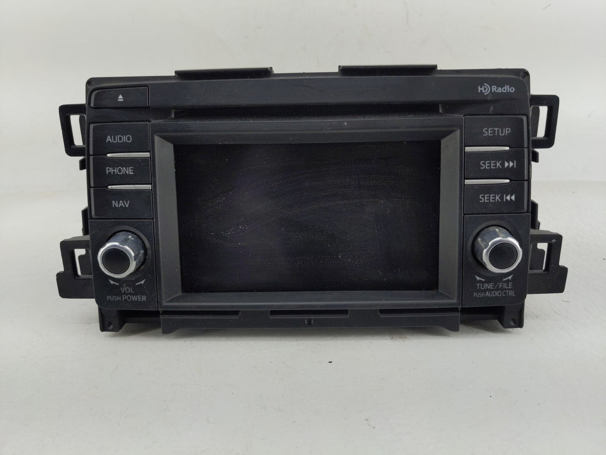 2014 Mazda 6 Radio AM FM Cd Player Receiver Replacement P/N:GJS2 66 DV0B Fits OEM Used Auto Parts - Oemusedautoparts1.com