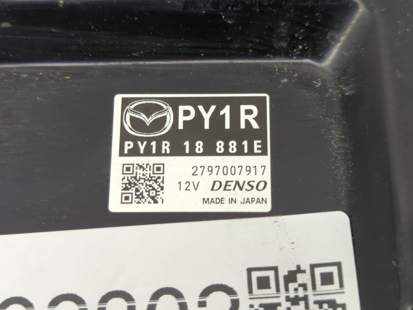 2014-2016 Mazda 6 PCM Engine Control Computer ECU ECM PCU OEM P/N:2797007917 PY1R 18 881E Fits Fits 2014 2015 2016 OEM Used 