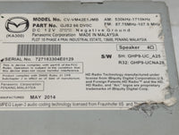 2014-2015 Mazda 6 Radio AM FM Cd Player Receiver Replacement P/N:CV-VM42E1JMB Fits Fits 2013 2014 2015 2016 OEM Used Auto Pa