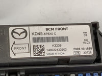 2015 Mazda 6 Fusebox Fuse Box Panel Relay Module P/N:KD45-675X0 C KD45675X0C Fits Fits 2014 2016 OEM Used Auto Parts - Oemus