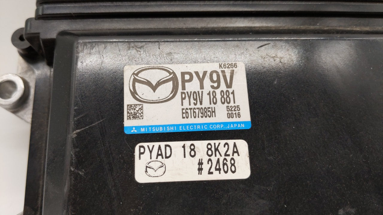2014 Mazda 6 PCM Engine Control Computer ECU ECM PCU OEM P/N:PY1D 18 881E PY9V 18 881 Fits OEM Used Auto Parts - Oemusedauto