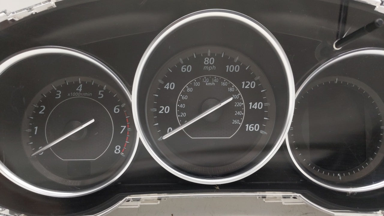2014 Mazda 6 Instrument Cluster Speedometer Gauges P/N:11 GLK2 E Fits OEM Used Auto Parts - Oemusedautoparts1.com
