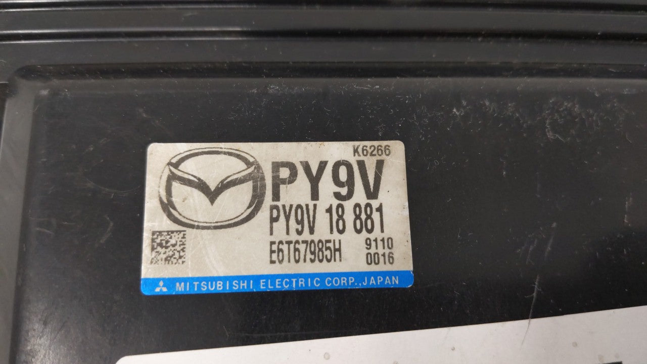 2014 Mazda 6 PCM Engine Control Computer ECU ECM PCU OEM P/N:PY1D 18 881E PY9V 18 881 Fits OEM Used Auto Parts - Oemusedauto