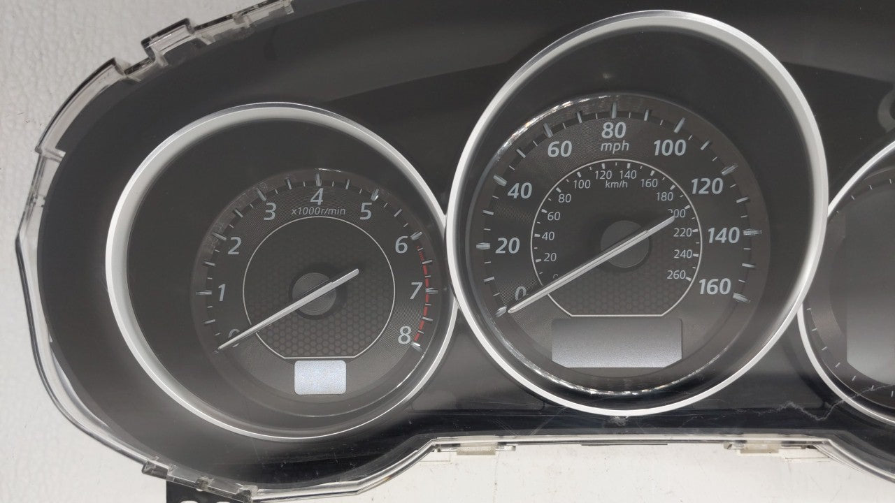 2014 Mazda 6 Instrument Cluster Speedometer Gauges P/N:11 GLK2 E Fits OEM Used Auto Parts - Oemusedautoparts1.com