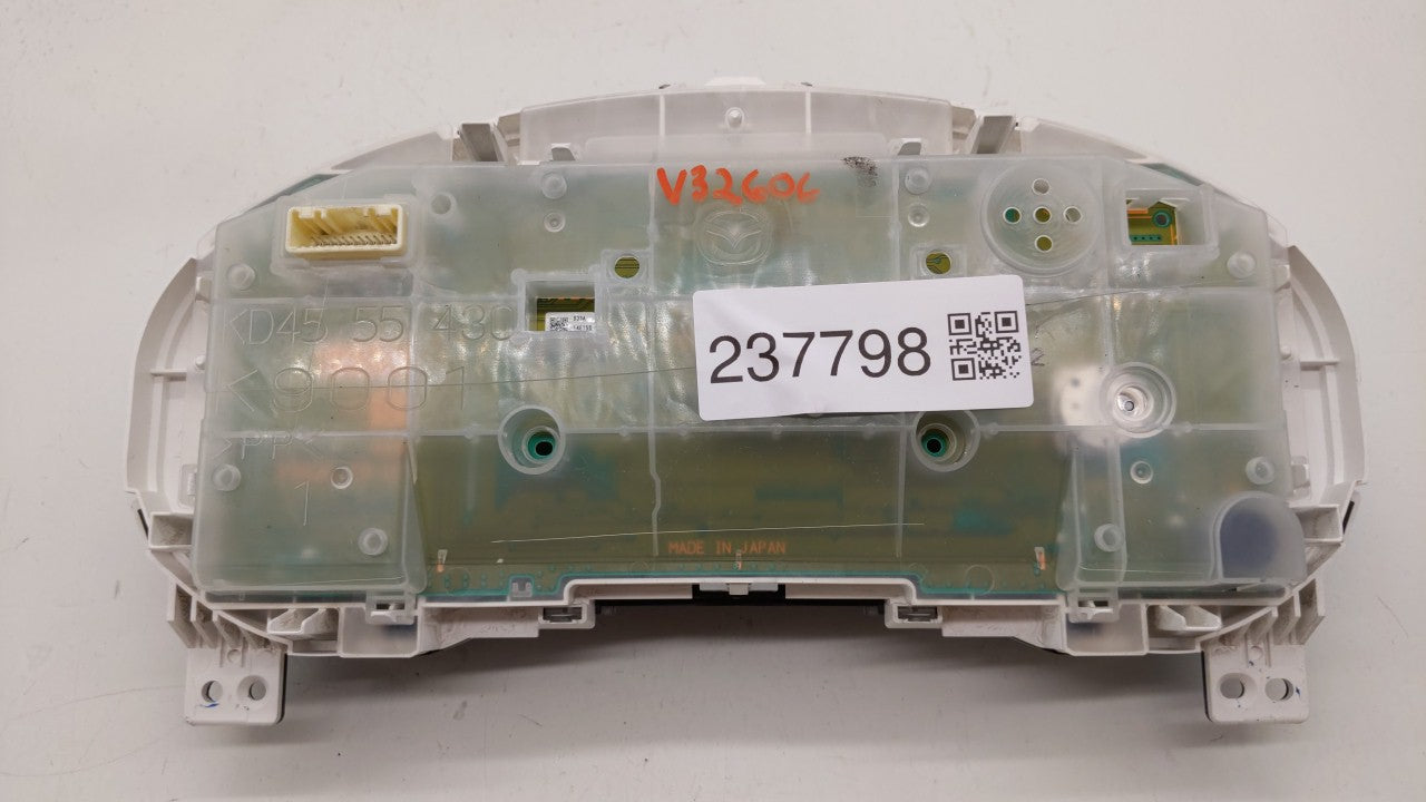 2014 Mazda 6 Instrument Cluster Speedometer Gauges P/N:11GLK2E Fits OEM Used Auto Parts - Oemusedautoparts1.com
