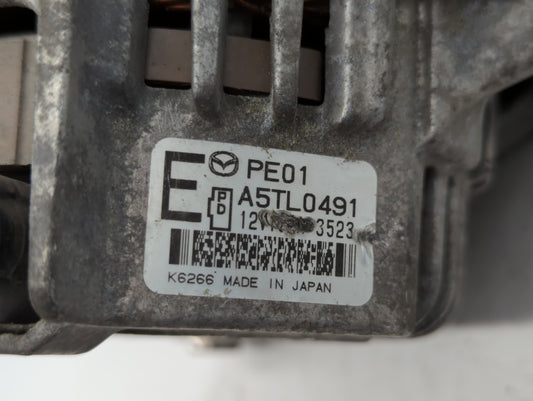 2014 Mazda 6 Alternator Replacement Generator Charging Assembly Engine OEM P/N:PEDD A5TL0491 P53N A5T J0591 AX Fits Fits 2013 OEM Used Auto Parts
