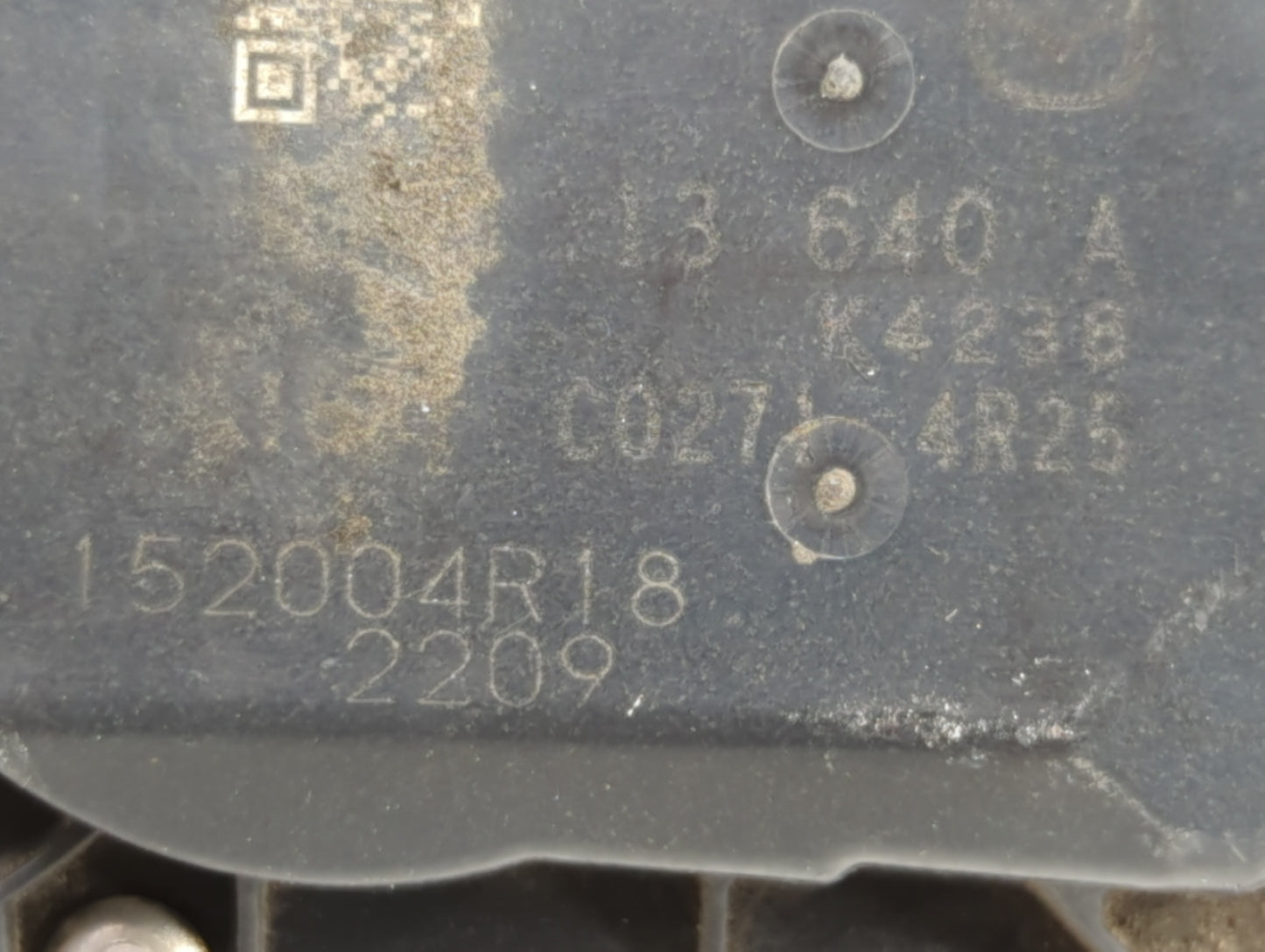2014 Mazda 6 Throttle Body P/N:K4238 13 640 A 12681472AA, PY01 13 640 A Fits OEM Used Auto Parts - Oemusedautoparts1.com