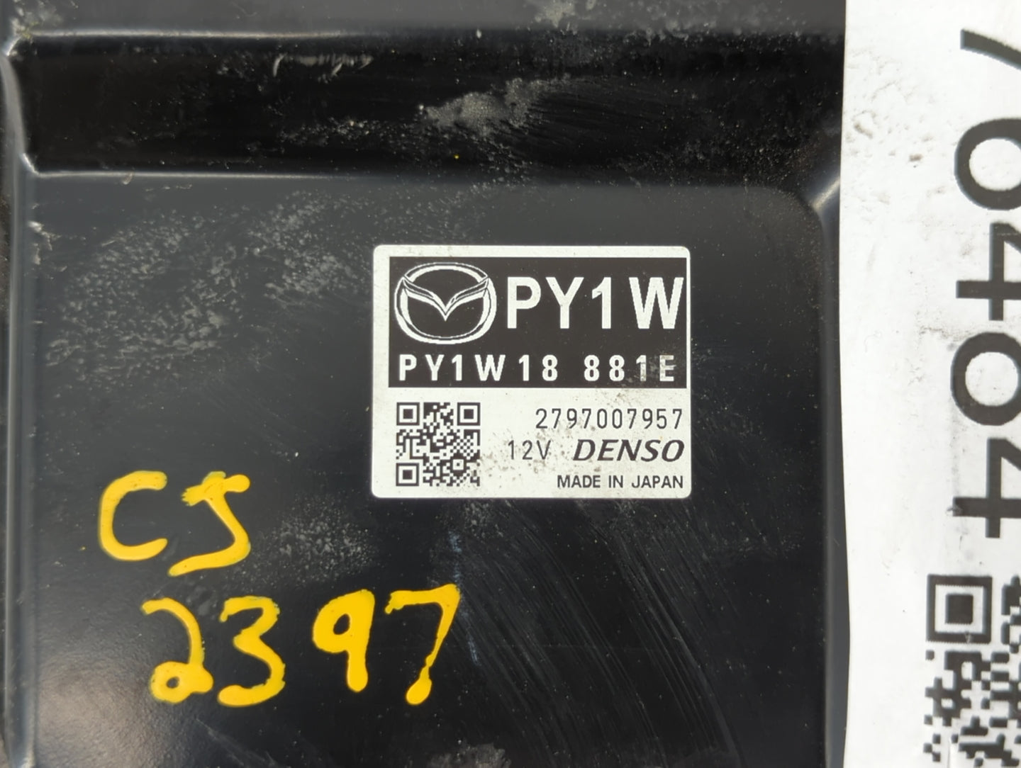 2014 Mazda 6 PCM Engine Control Computer ECU ECM PCU OEM P/N:PYW18 881E PY9W 18 881 Fits OEM Used Auto Parts - Oemusedautopa