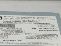 2015 Mazda 6 Radio AM FM Cd Player Receiver Replacement P/N:GJS1 66 DV0B GJS2 66 DV0C, GJS1 66 DV0C, 16730129, CV-VM42E1JMA 