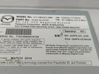 2014-2015 Mazda 6 Radio AM FM Cd Player Receiver Replacement P/N:GJS1 66 DV0A GJS2 66 DV0B, GJS1 66 DV0C Fits Fits 2014 2015