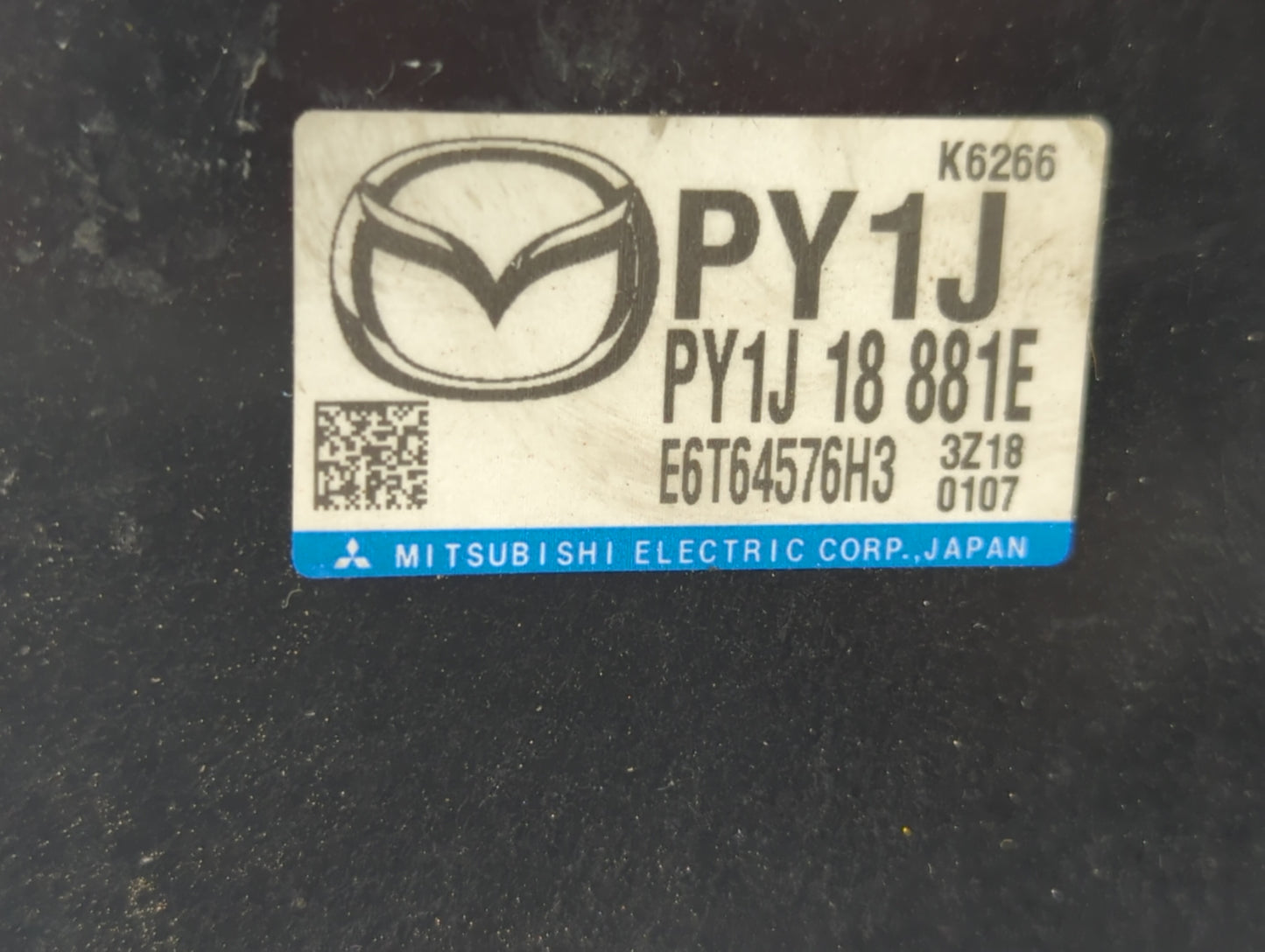 2014-2016 Mazda 6 PCM Engine Control Computer ECU ECM PCU OEM P/N:PY1J 18 881E PY9T 18 881A, PY9W 18 881 Fits Fits 2014 2015