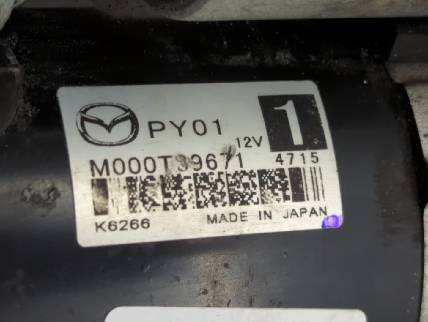 2014-2021 Mazda 6 Car Starter Motor Solenoid OEM P/N:M000T39671 Fits Fits 2014 2015 2016 2017 2018 2019 2020 2021 2022 OEM U