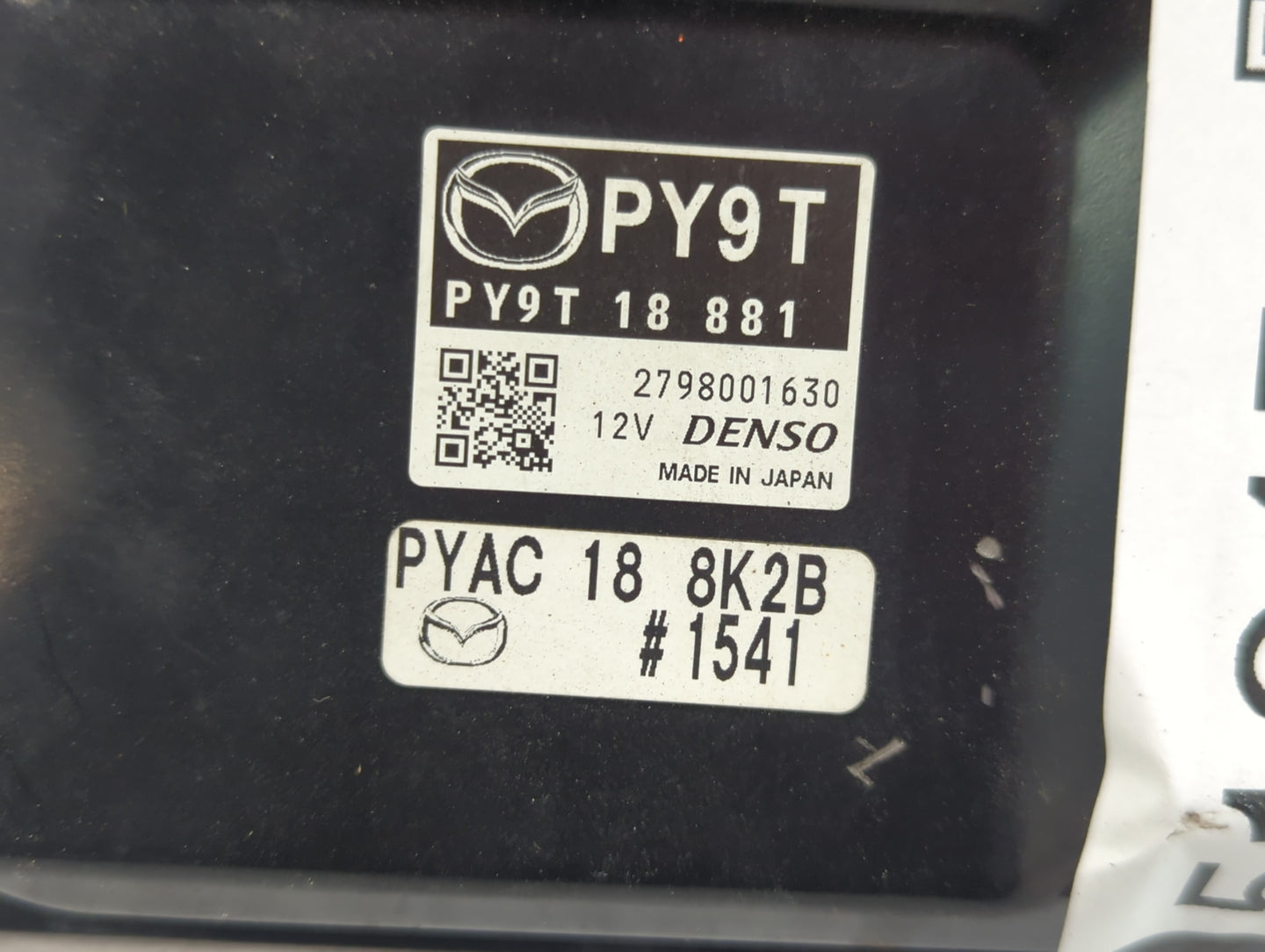 2014-2016 Mazda 6 PCM Engine Control Computer ECU ECM PCU OEM P/N:PY9T 18 881 PY1W 18 881E, PY1J 18 881E Fits Fits 2014 2015