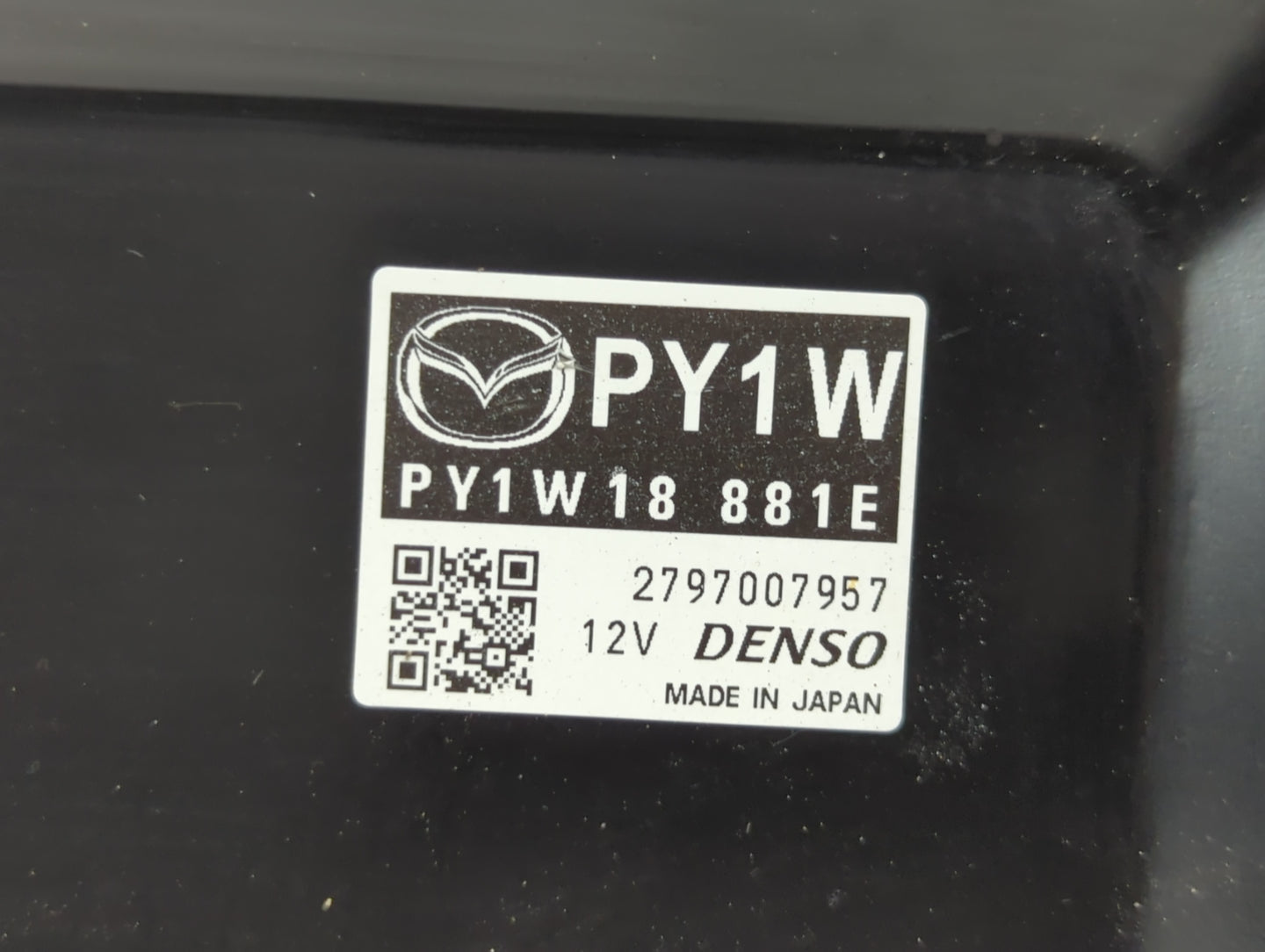 2014-2016 Mazda 6 PCM Engine Control Computer ECU ECM PCU OEM P/N:PY9T 18 881 PY1W 18 881E, PY1J 18 881E Fits Fits 2014 2015