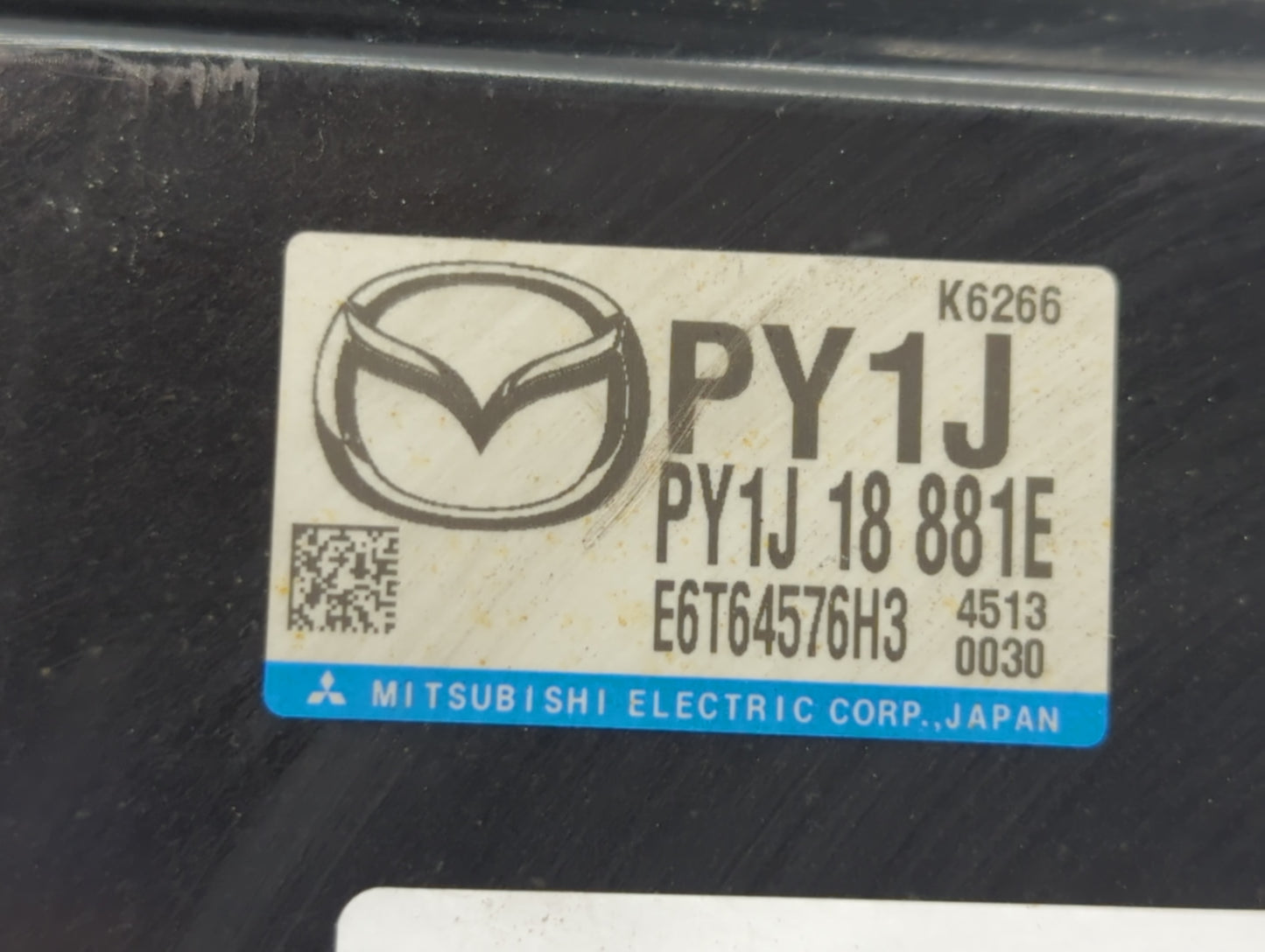 2014-2016 Mazda 6 PCM Engine Control Computer ECU ECM PCU OEM P/N:PY9T 18 881 PY1W 18 881E, PY1J 18 881E Fits Fits 2014 2015