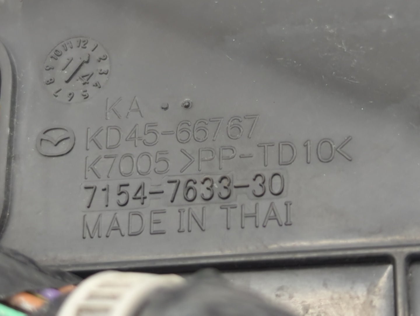 2014-2016 Mazda 6 Fusebox Fuse Box Panel Relay Module P/N:PP-TD10 7154-7633-30, KD45-66767 Fits Fits 2014 2015 2016 OEM Used