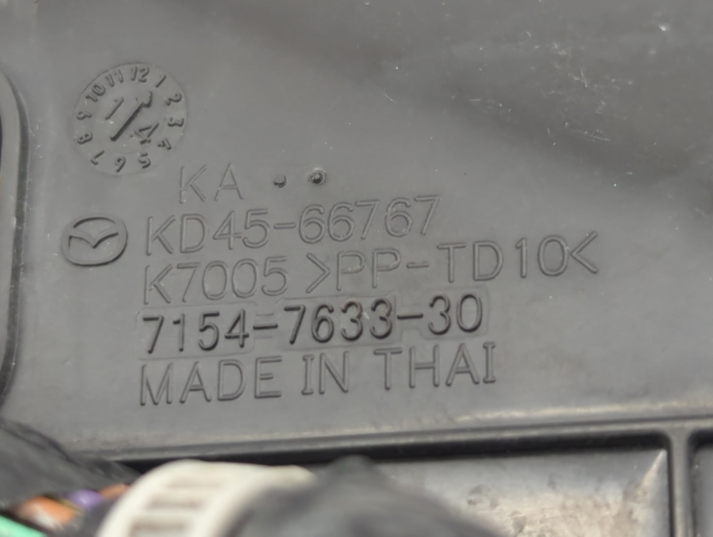 2014-2016 Mazda 6 Fusebox Fuse Box Panel Relay Module P/N:PP-TD10 7154-7633-30, KD45-66767 Fits Fits 2014 2015 2016 OEM Used