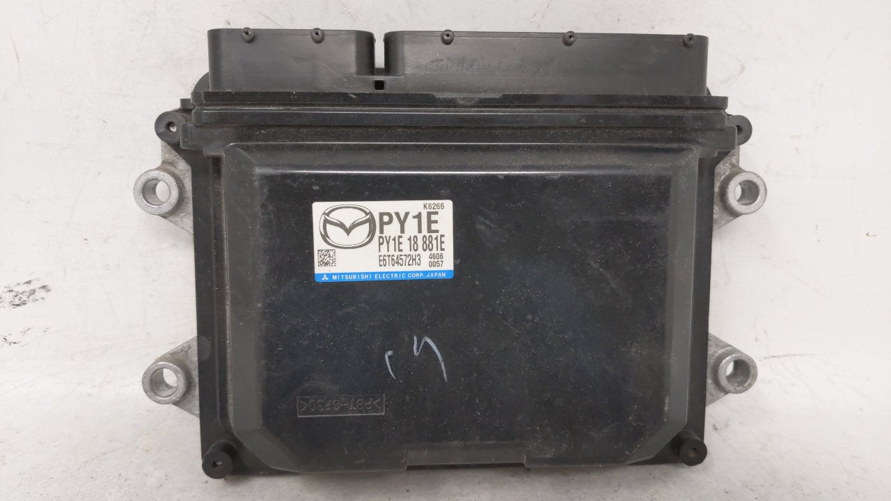 2014 Mazda 6 PCM Engine Control Computer ECU ECM PCU OEM P/N:PY1E 18 881E Fits OEM Used Auto Parts - Oemusedautoparts1.com