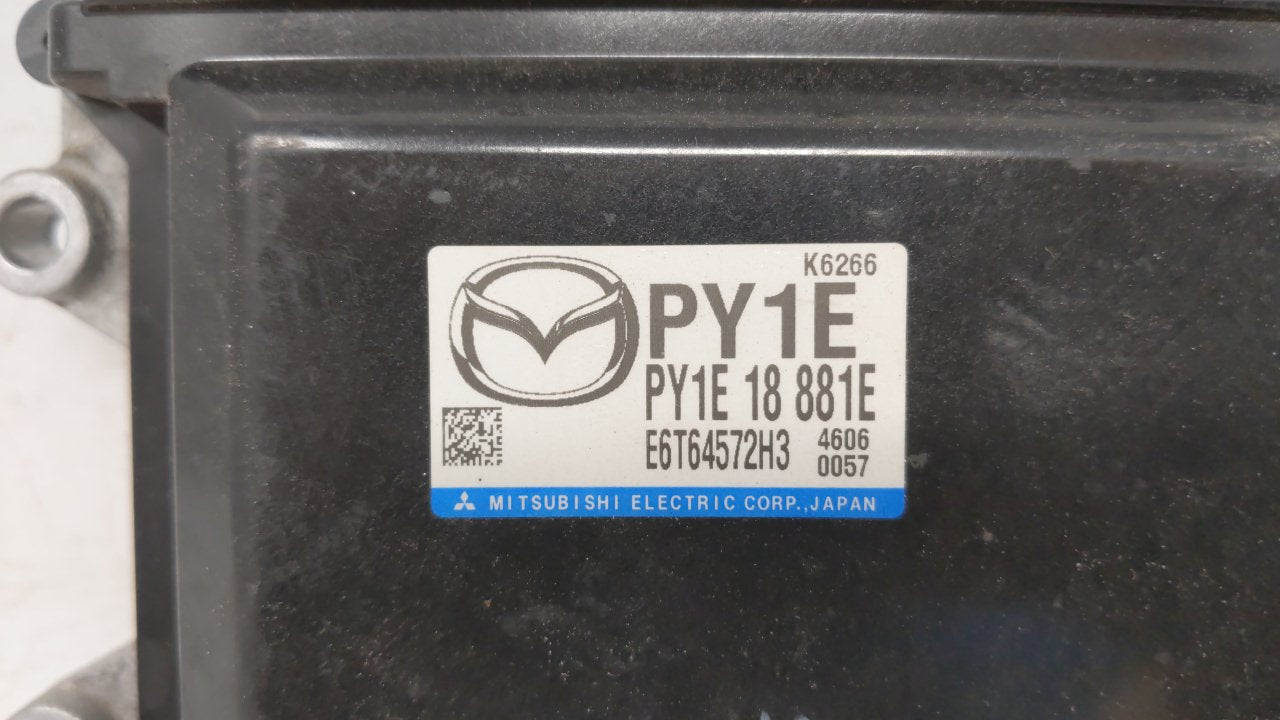 2014 Mazda 6 PCM Engine Control Computer ECU ECM PCU OEM P/N:PY1E 18 881E Fits OEM Used Auto Parts - Oemusedautoparts1.com