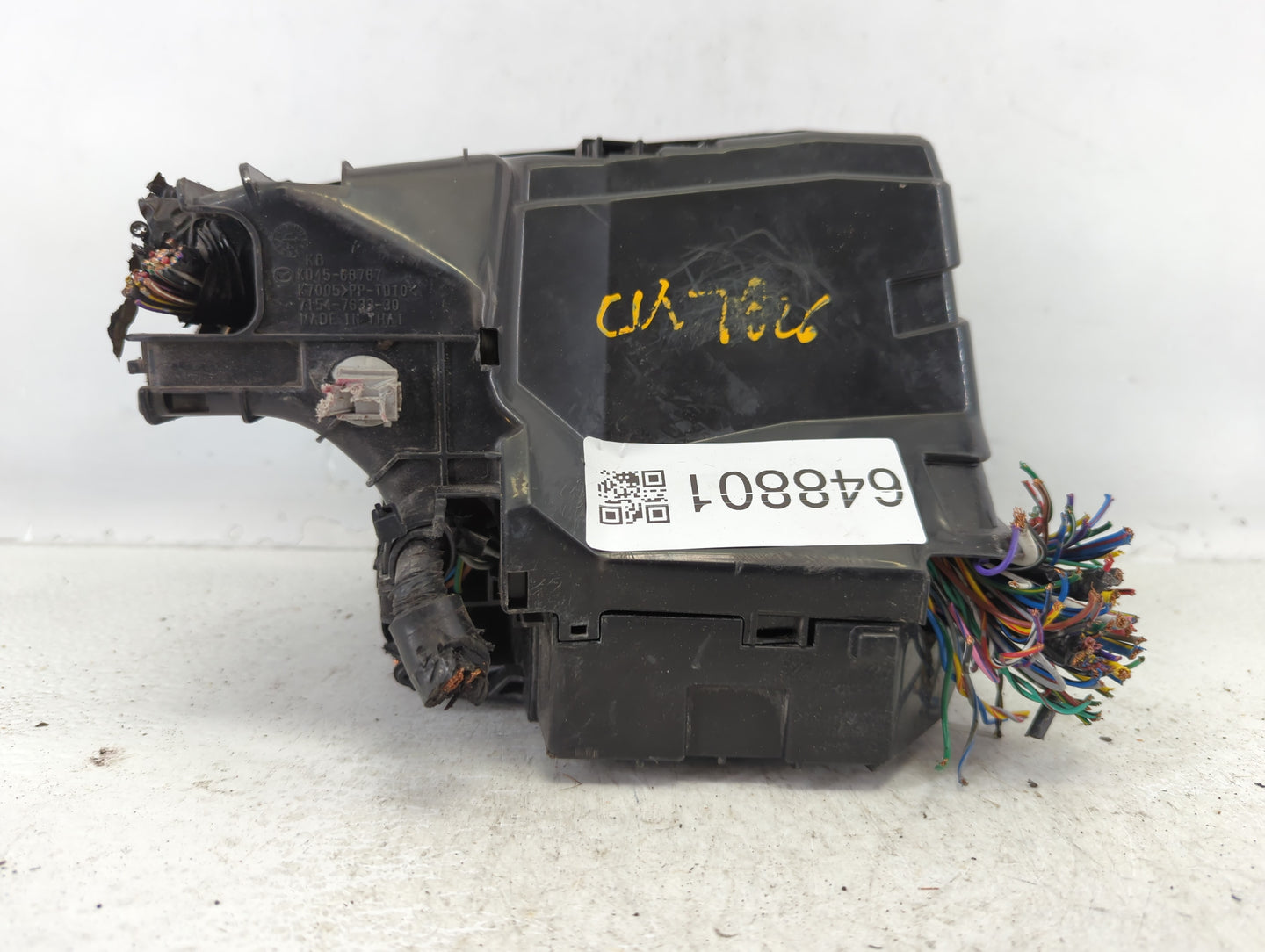 2014-2016 Mazda 6 Fusebox Fuse Box Panel Relay Module P/N:KD45 66760 K7005 Fits Fits 2014 2015 2016 OEM Used Auto Parts - Oe