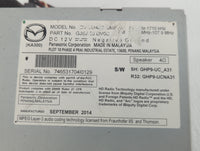 2015 Mazda 6 Radio AM FM Cd Player Receiver Replacement P/N:CV-VM42E1JMB GJS2 66 DV0C Fits OEM Used Auto Parts - Oemusedauto