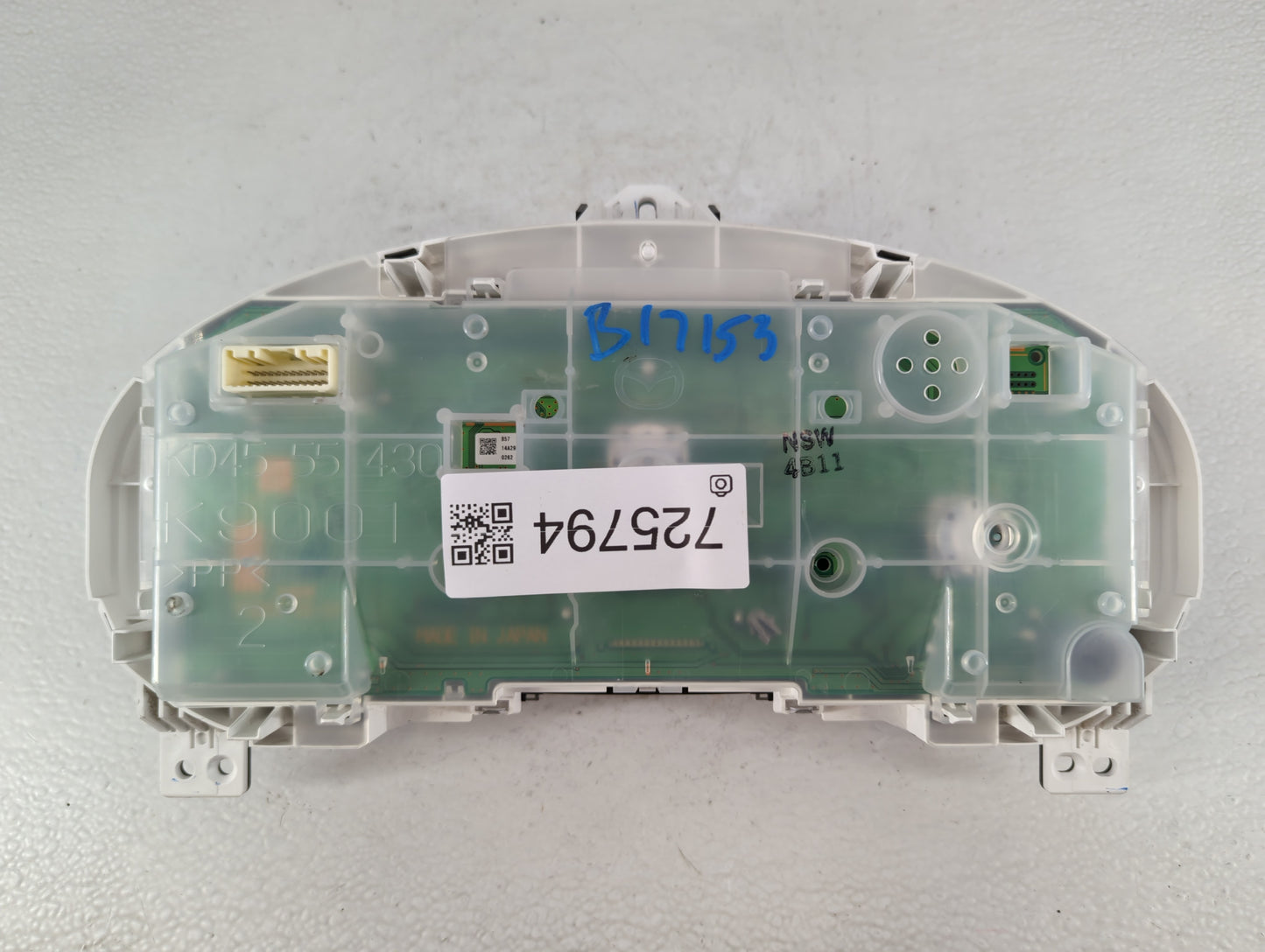 2014-2017 Mazda 6 Instrument Cluster Speedometer Gauges P/N:K9001 KD45 55 430 Fits Fits 2014 2015 2017 OEM Used Auto Parts -