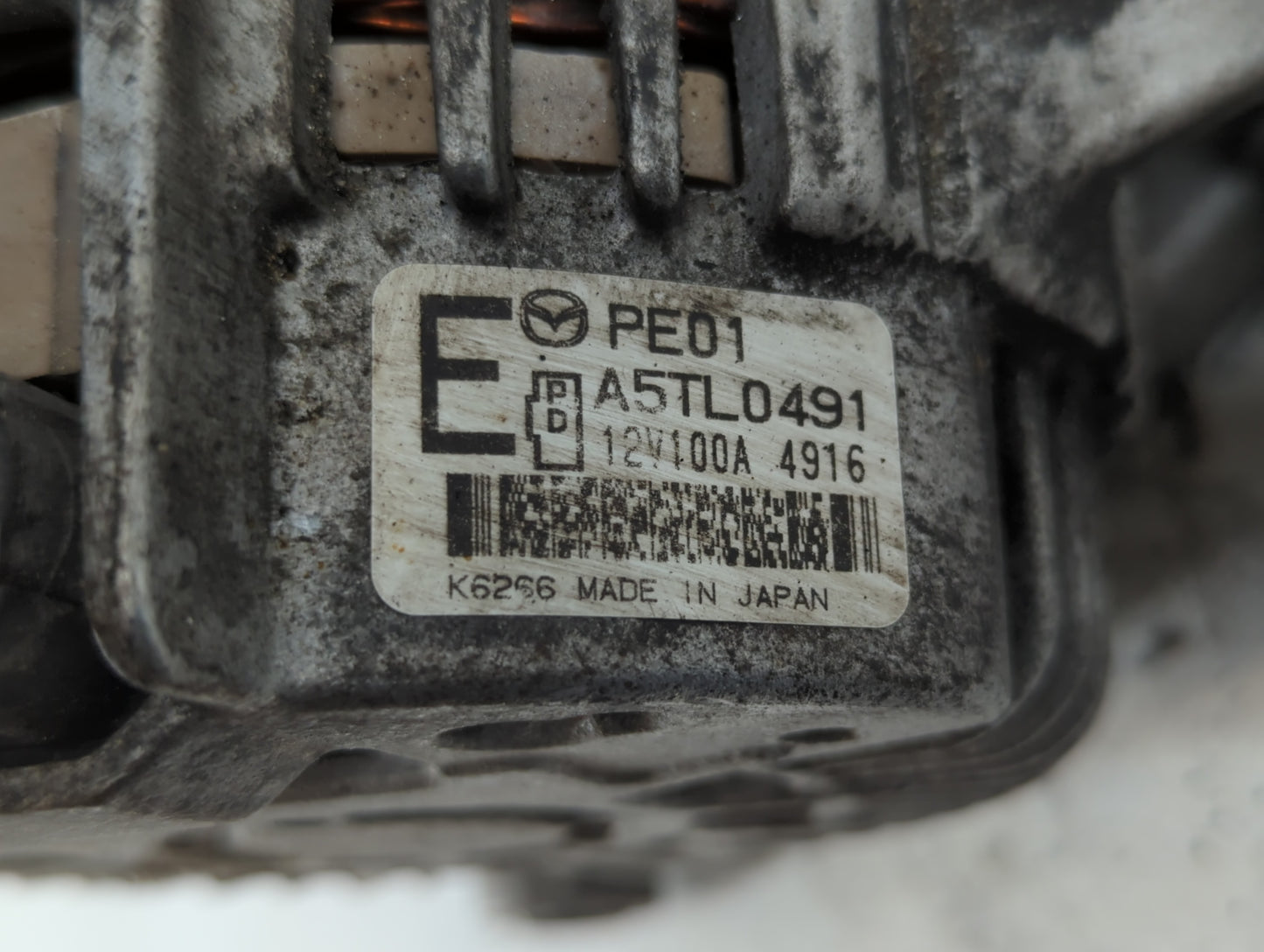 2014-2016 Mazda 6 Alternator Replacement Generator Charging Assembly Engine OEM P/N:A5TL0491 Fits Fits 2013 2014 2015 2016 2