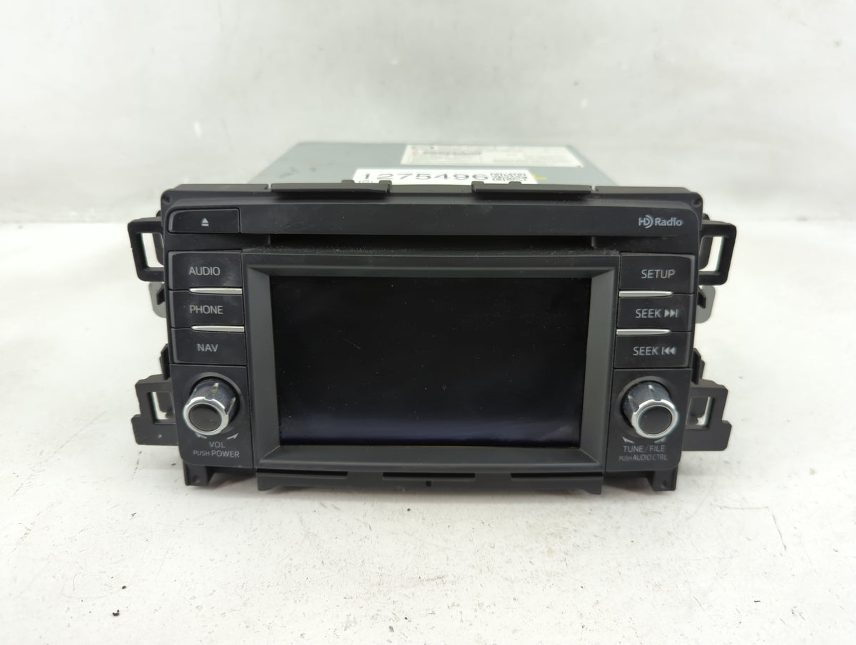 2013-2015 Mazda Cx-5 Radio AM FM Cd Player Receiver Replacement P/N:KJ01 66 DV0B KJ01 66 DV0C Fits 2013 2014 2015 OEM Used A