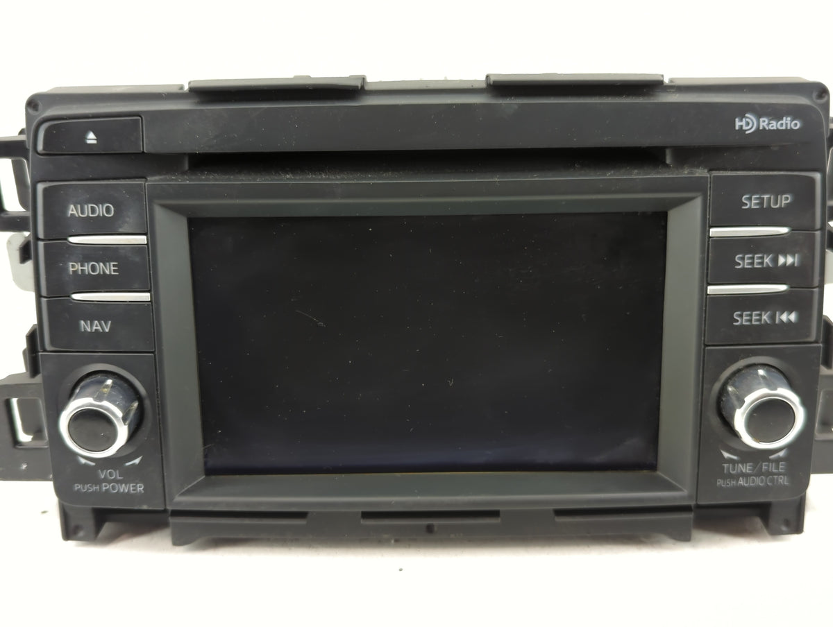 2013-2015 Mazda Cx-5 Radio AM FM Cd Player Receiver Replacement P/N:KJ01 66 DV0B KJ01 66 DV0C Fits 2013 2014 2015 OEM Used A