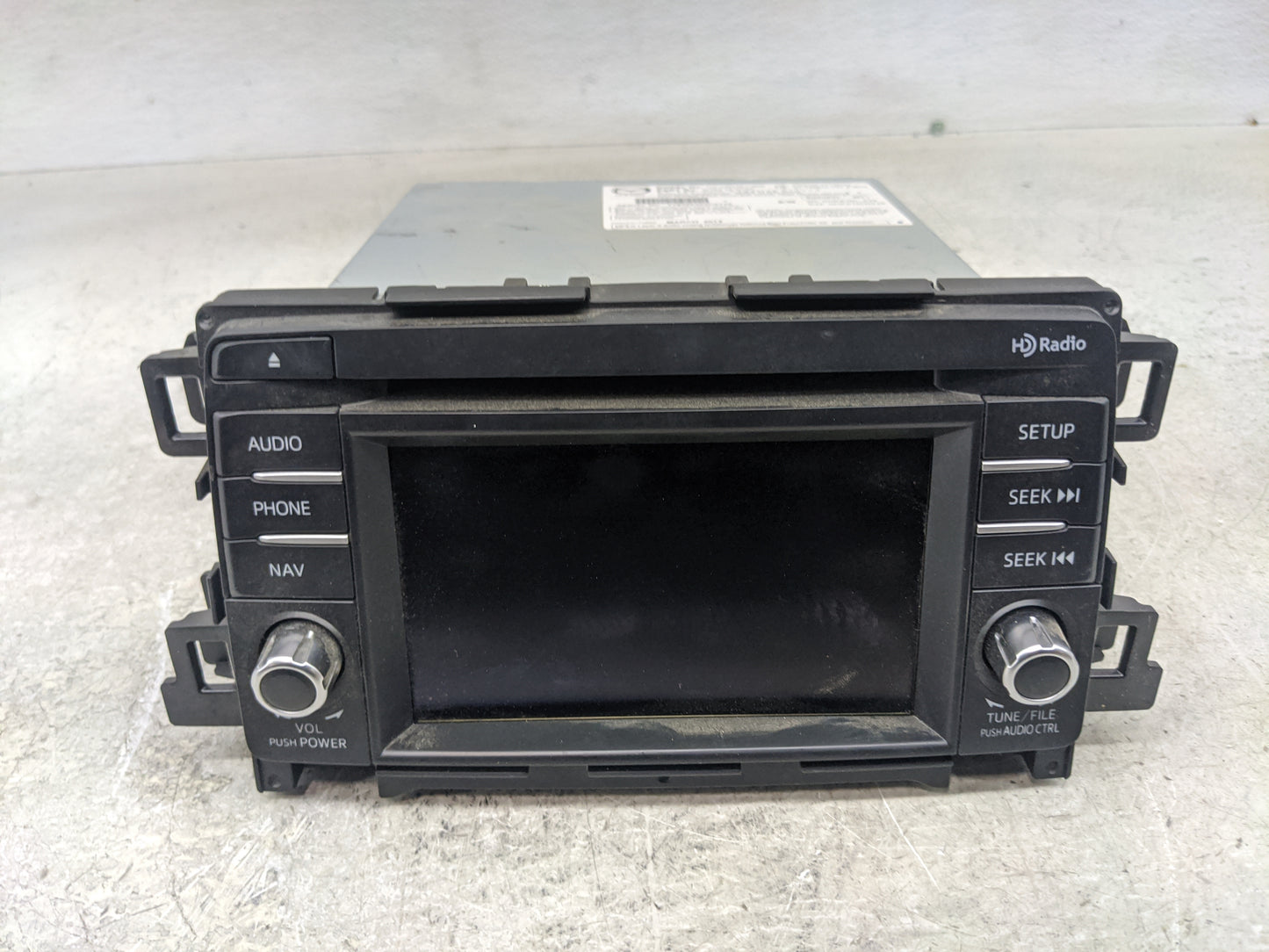 2013-2016 Mazda Cx-5 Radio AM FM Cd Player Receiver Replacement P/N:GJS2 66 DV0C GJS2 66 DV0B Fits Fits 2013 2014 2015 2016 