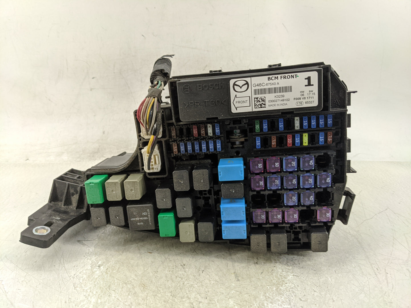 2013-2022 Mazda Cx-5 Fusebox Fuse Box Panel Relay Module P/N:G46C-675X0 Fits OEM Used Auto Parts - Oemusedautoparts1.com