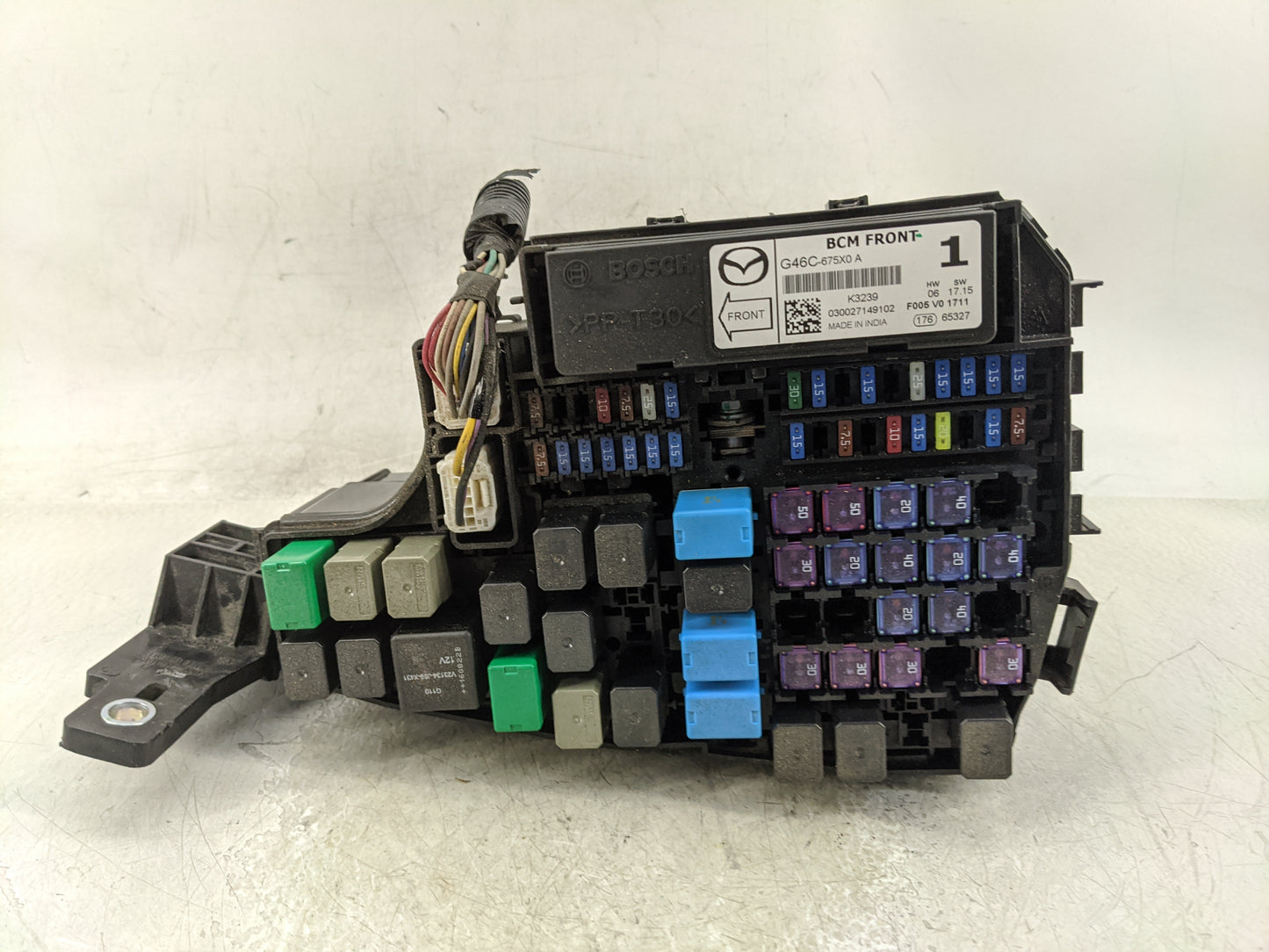 2013-2022 Mazda Cx-5 Fusebox Fuse Box Panel Relay Module P/N:G46C-675X0 Fits OEM Used Auto Parts - Oemusedautoparts1.com