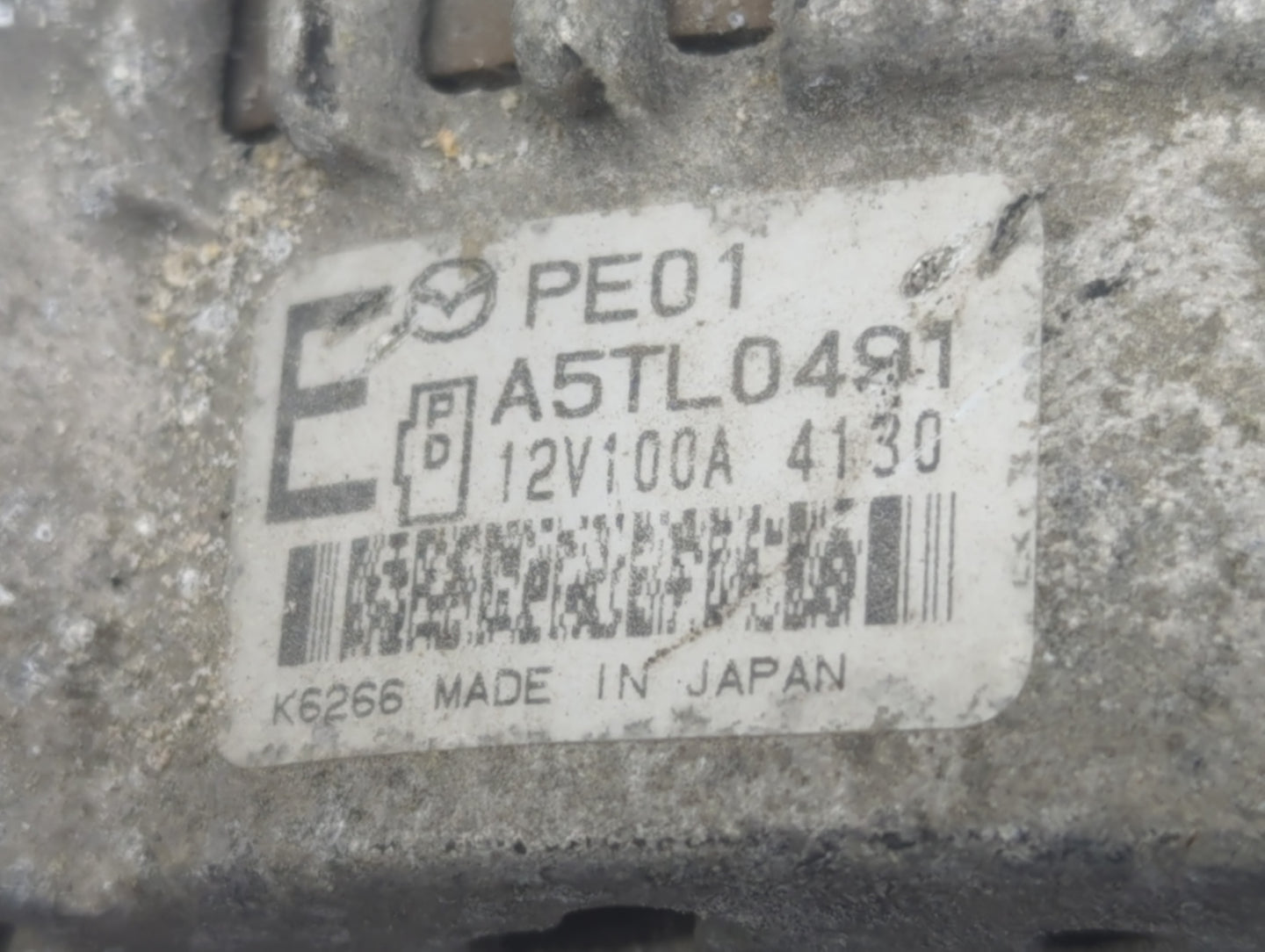 2013-2016 Mazda Cx-5 Alternator Replacement Generator Charging Assembly Engine OEM P/N:A5TL0491 Fits Fits 2013 2014 2015 201