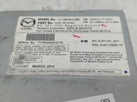 2013-2015 Mazda Cx-5 Radio AM FM Cd Player Receiver Replacement P/N:KJ01 66 DV0C Fits Fits 2013 2014 2015 OEM Used Auto Part