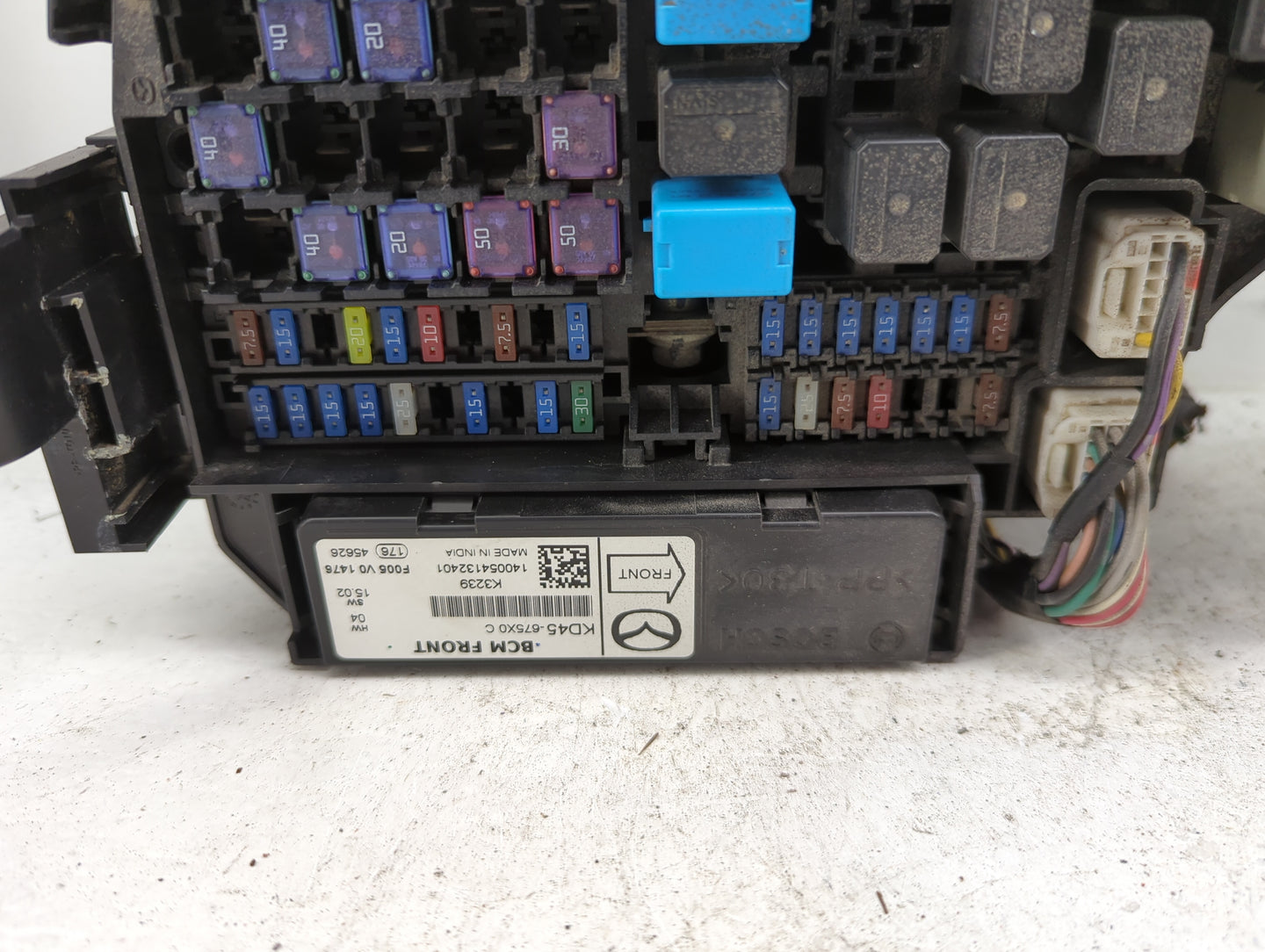 2013-2022 Mazda Cx-5 Fusebox Fuse Box Panel Relay Module P/N:KD45-675X0 Fits OEM Used Auto Parts - Oemusedautoparts1.com