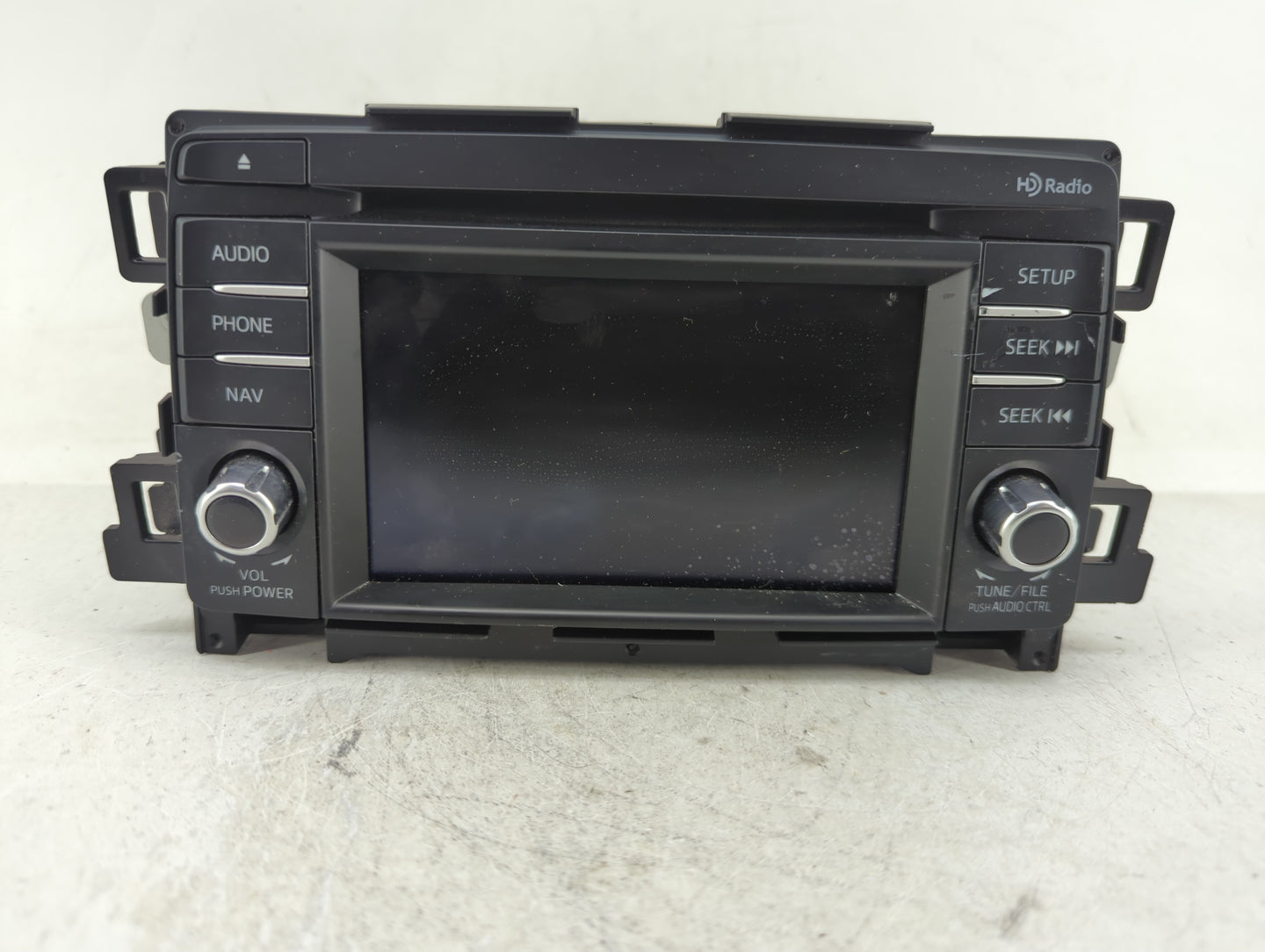 2013-2015 Mazda Cx-5 Radio AM FM Cd Player Receiver Replacement P/N:KJ0166DV0C Fits Fits 2013 2014 2015 OEM Used Auto Parts 