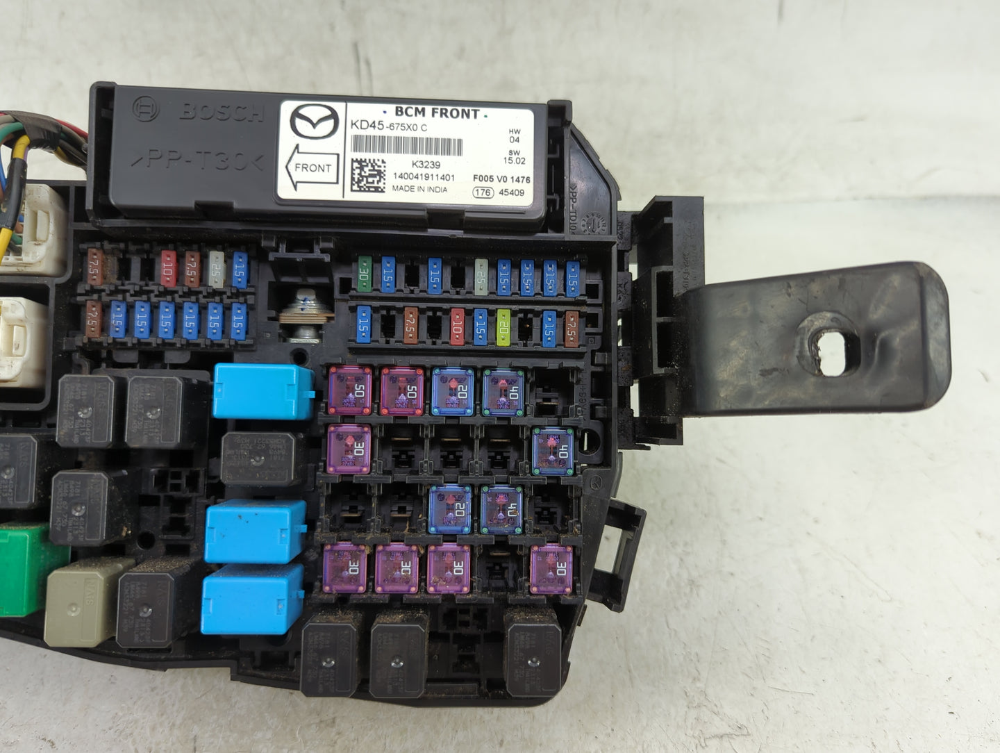 2013-2022 Mazda Cx-5 Fusebox Fuse Box Panel Relay Module P/N:KD45-675X0 Fits OEM Used Auto Parts - Oemusedautoparts1.com