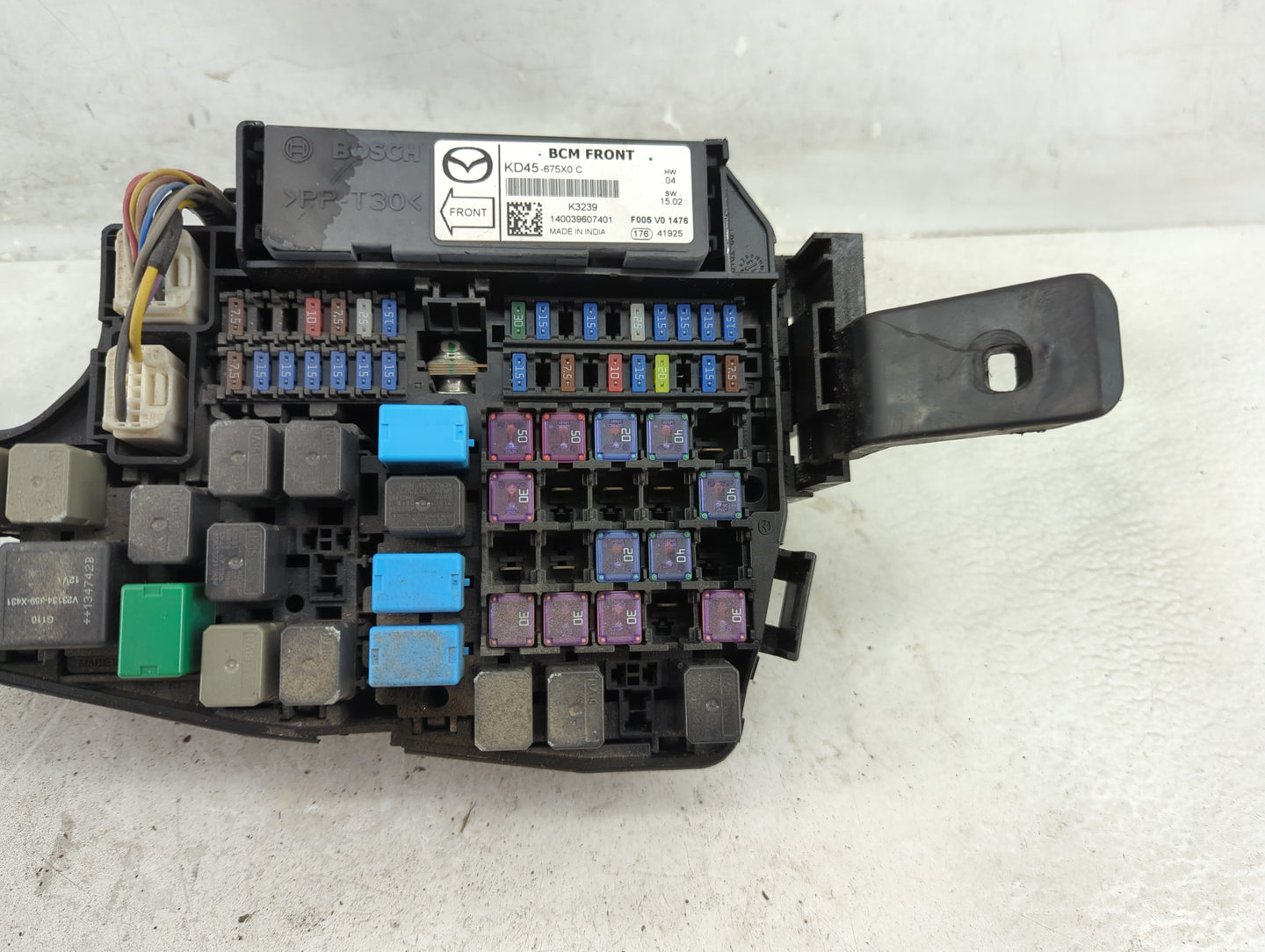 2013-2022 Mazda Cx-5 Fusebox Fuse Box Panel Relay Module P/N:KD45-675X0 Fits OEM Used Auto Parts - Oemusedautoparts1.com