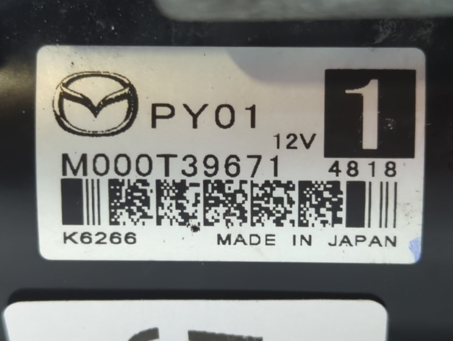 2014-2022 Mazda Cx-5 Car Starter Motor Solenoid OEM P/N:M000T39671 Fits Fits 2014 2015 2016 2017 2018 2019 2020 2021 2022 OE