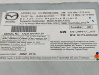 2013-2016 Mazda Cx-5 Am Fm Cd Player Radio Receiver - Oemusedautoparts1.com