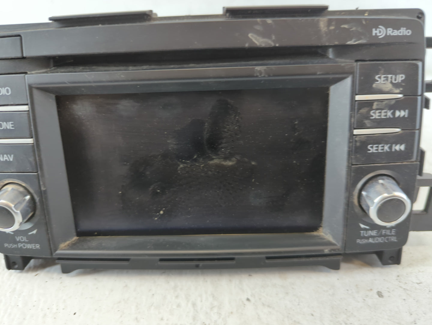 2013-2015 Mazda Cx-5 Radio AM FM Cd Player Receiver Replacement P/N:KJ01 66 DV0C Fits Fits 2013 2014 2015 OEM Used Auto Part