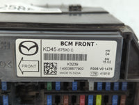 2013-2022 Mazda Cx-5 Fusebox Fuse Box Panel Relay Module P/N:F005 V0 1476 KD45-675X0 C Fits OEM Used Auto Parts - Oemusedaut
