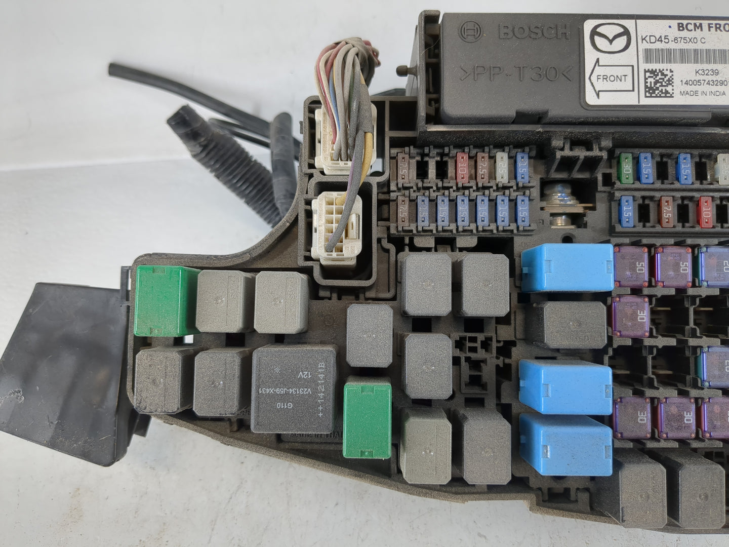 2013-2015 Mazda Cx-9 Fusebox Fuse Box Panel Relay Module P/N:KD45-675X0 Fits Fits 2013 2014 2015 OEM Used Auto Parts - Oemus