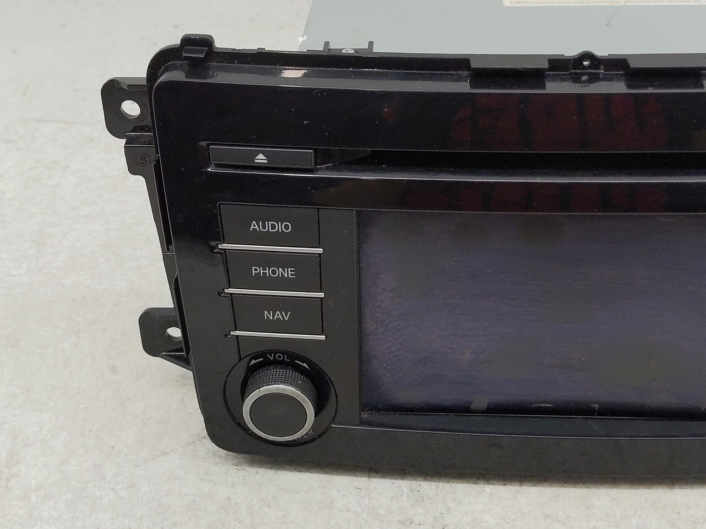 2013-2015 Mazda Cx-9 Radio AM FM Cd Player Receiver Replacement P/N:TK21 66 DV0D Fits Fits 2013 2014 2015 OEM Used Auto Part