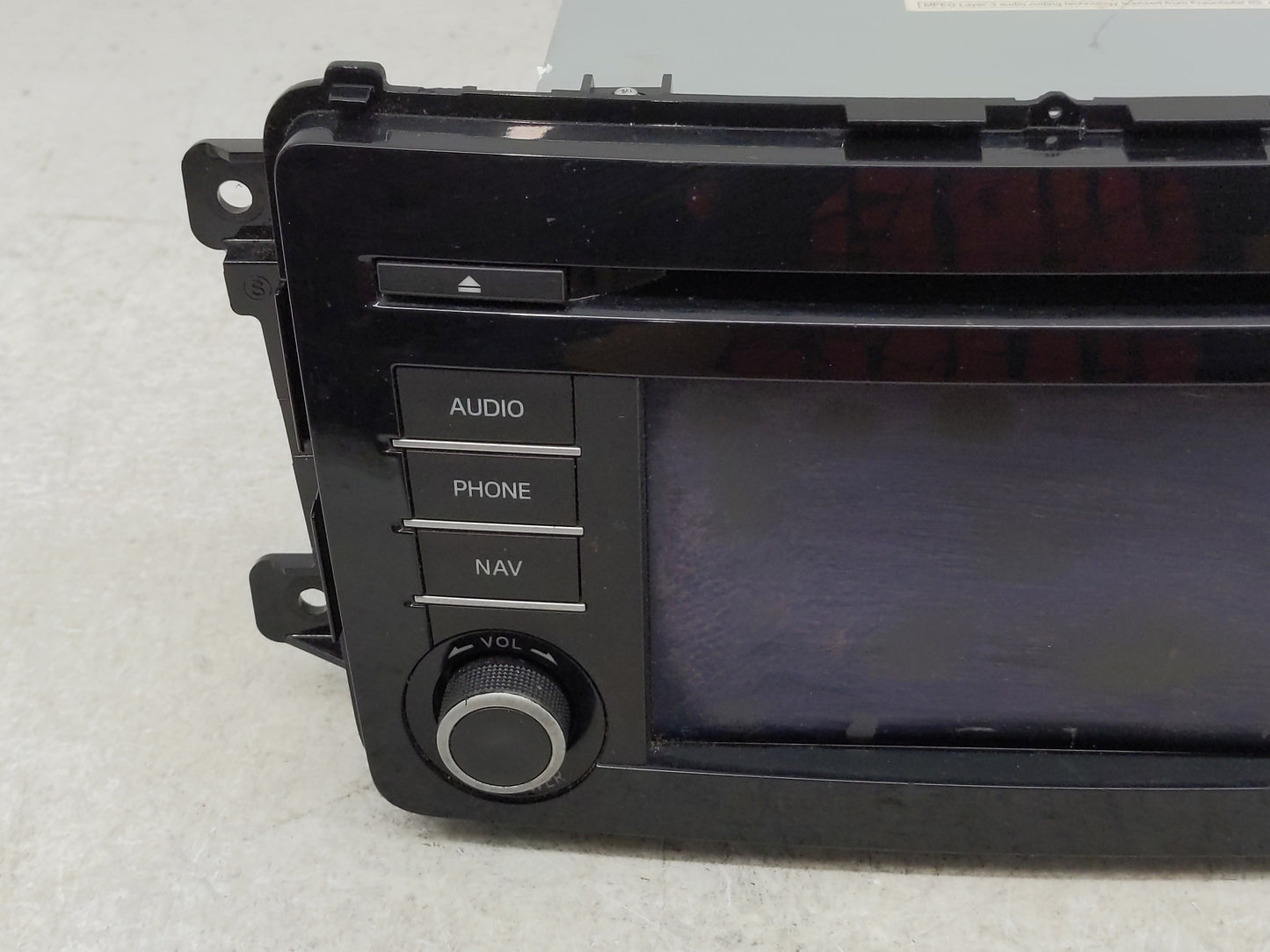2013-2015 Mazda Cx-9 Radio AM FM Cd Player Receiver Replacement P/N:TK21 66 DV0D Fits Fits 2013 2014 2015 OEM Used Auto Part