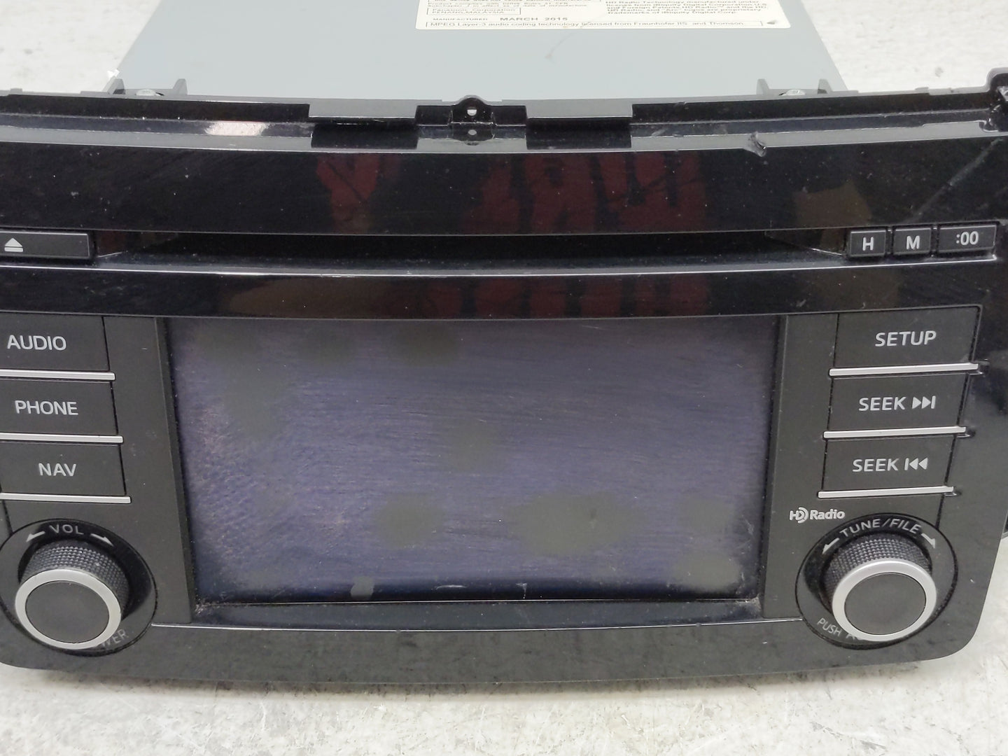2013-2015 Mazda Cx-9 Radio AM FM Cd Player Receiver Replacement P/N:TK21 66 DV0D Fits Fits 2013 2014 2015 OEM Used Auto Part