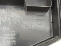 2013-2015 Mazda Cx-9 Fusebox Fuse Box Panel Relay Module P/N:TK24-66760 Fits Fits 2013 2014 2015 OEM Used Auto Parts - Oemus