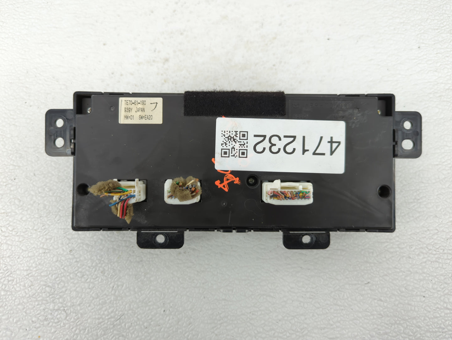 2010-2015 Mazda Cx-9 Climate Control Module Temperature AC/Heater Replacement P/N:TE70-61-190 Fits OEM Used Auto Parts - Oem