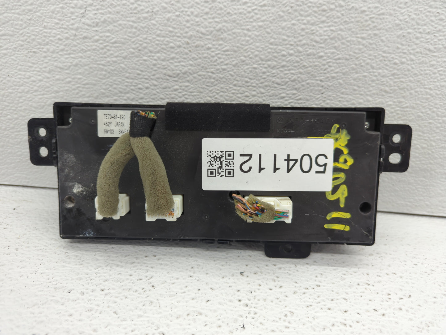 2010-2015 Mazda Cx-9 Climate Control Module Temperature AC/Heater Replacement P/N:TE70-61-190 Fits OEM Used Auto Parts - Oem